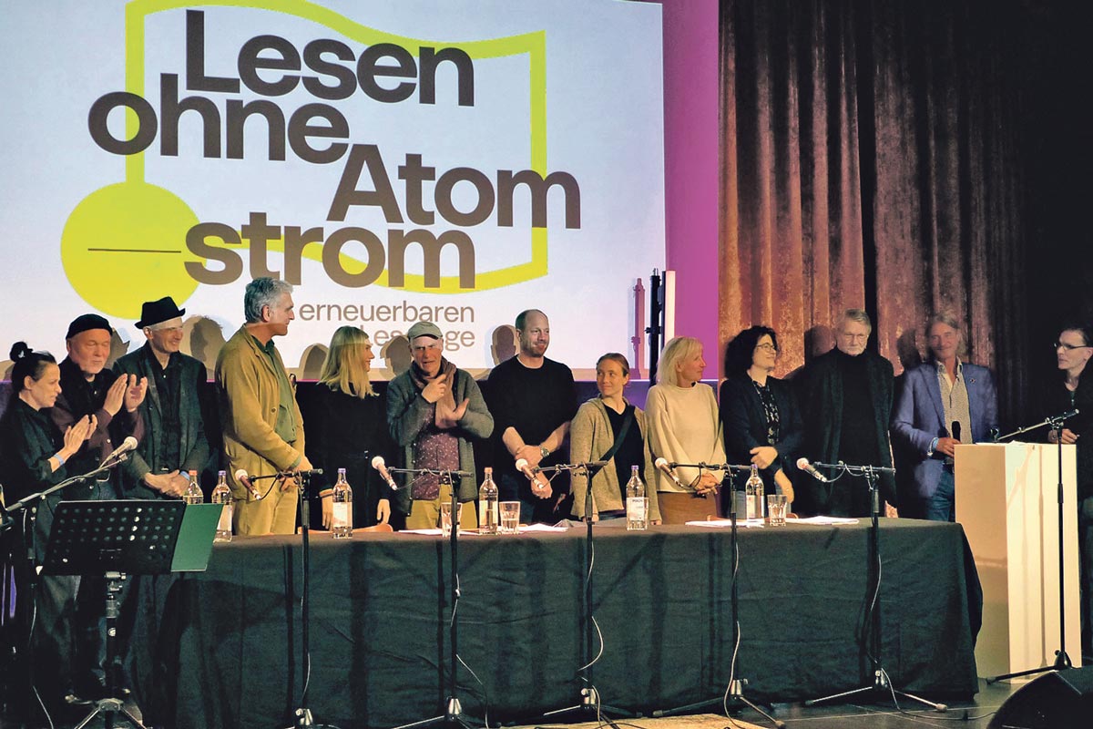 Lesen ohne Atomstrom: Kultur schaffen – Profit-Lobbyismus enttarnen