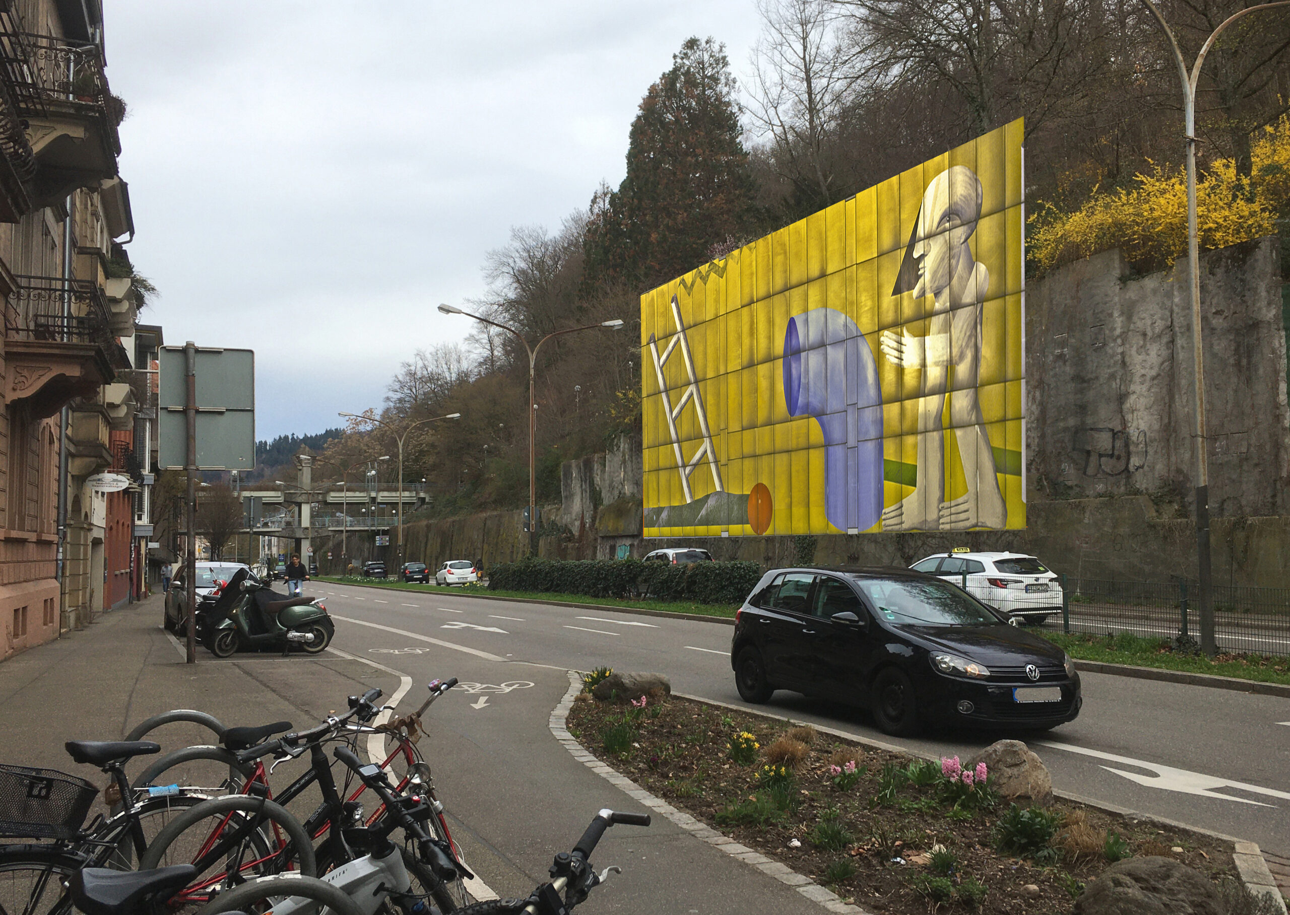 Antes-Bild ins Stadt-Zentrum an den Schlossbergring: Das Ende einer skandalösen Einlagerung!