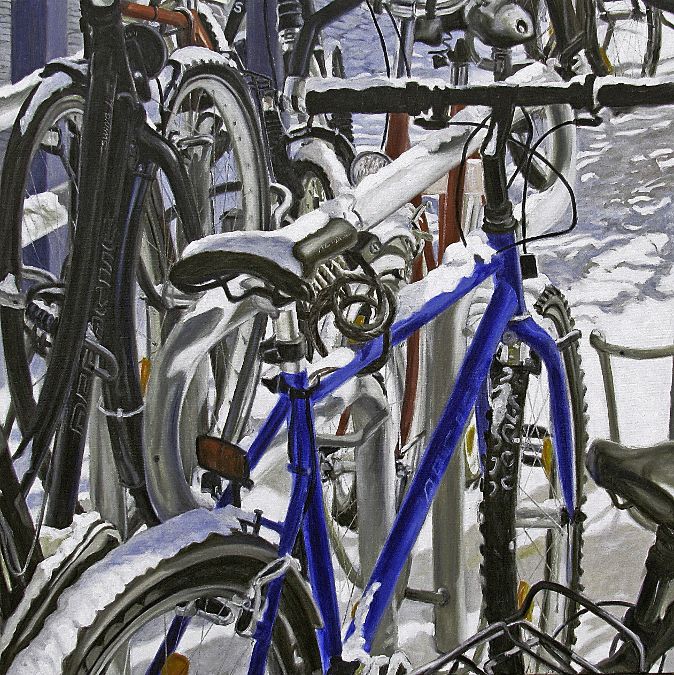 Präzise Pinselstriche und verzerrte Wahrnehmung: Eine Sonderausstellung zeigt den Realismus des Freiburger Malers Ulrich Gater im Schwarzwälder Skimuseum Hinterzarten