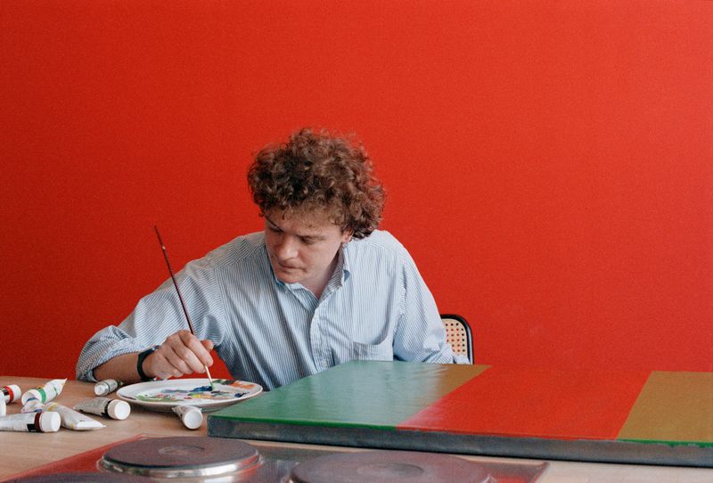 Farbexplosive Rasterformen – Günther Förgs Faszination mit der Moderne