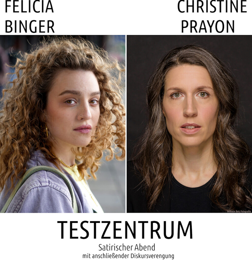 Felicia Binger und Christine Prayon – Testzentrum
